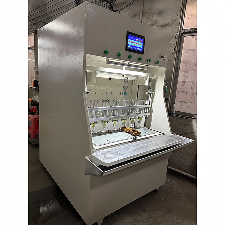 Machine de remplissage d'huile sous vide pour ferme-porte